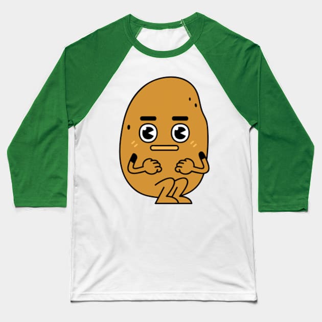 Cute potatoes Baseball T-Shirt by Mr hicham